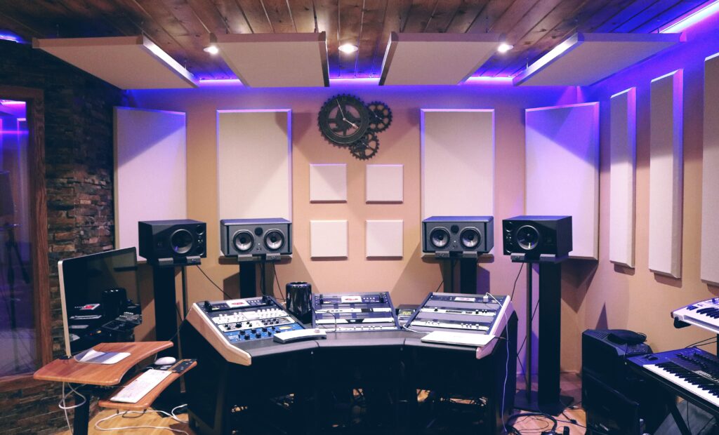 typical professional studio setup
